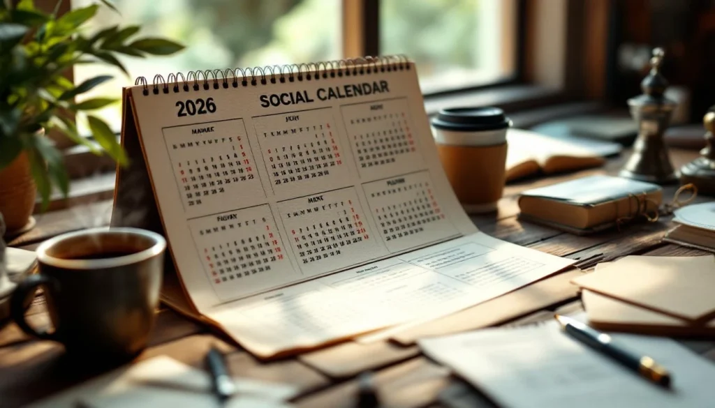 Calendrier social 2026